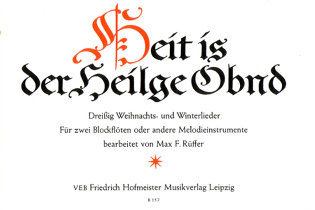 Heit is der Heilge Obnd.
